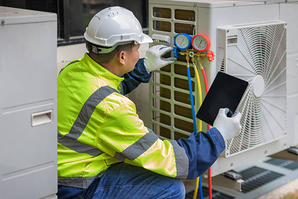 Professional Hvac technician working in Mayfield, NY
